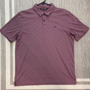 Travis Mathew Mauve Polo Shirt for Men